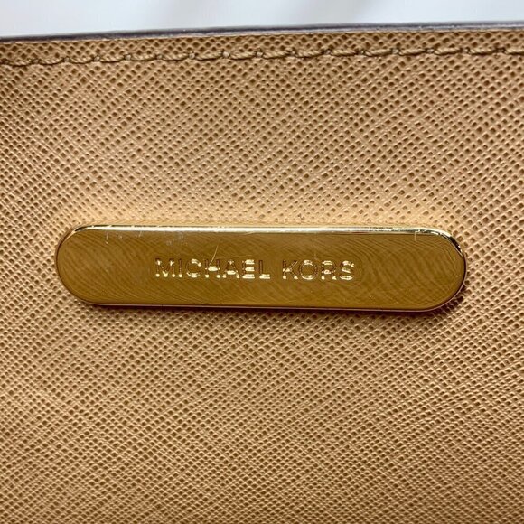 Michael Kors Large Mercer Satchel in Oyster Pebbled Leather 30F6GM9T3L/134 - Picture 14 of 16